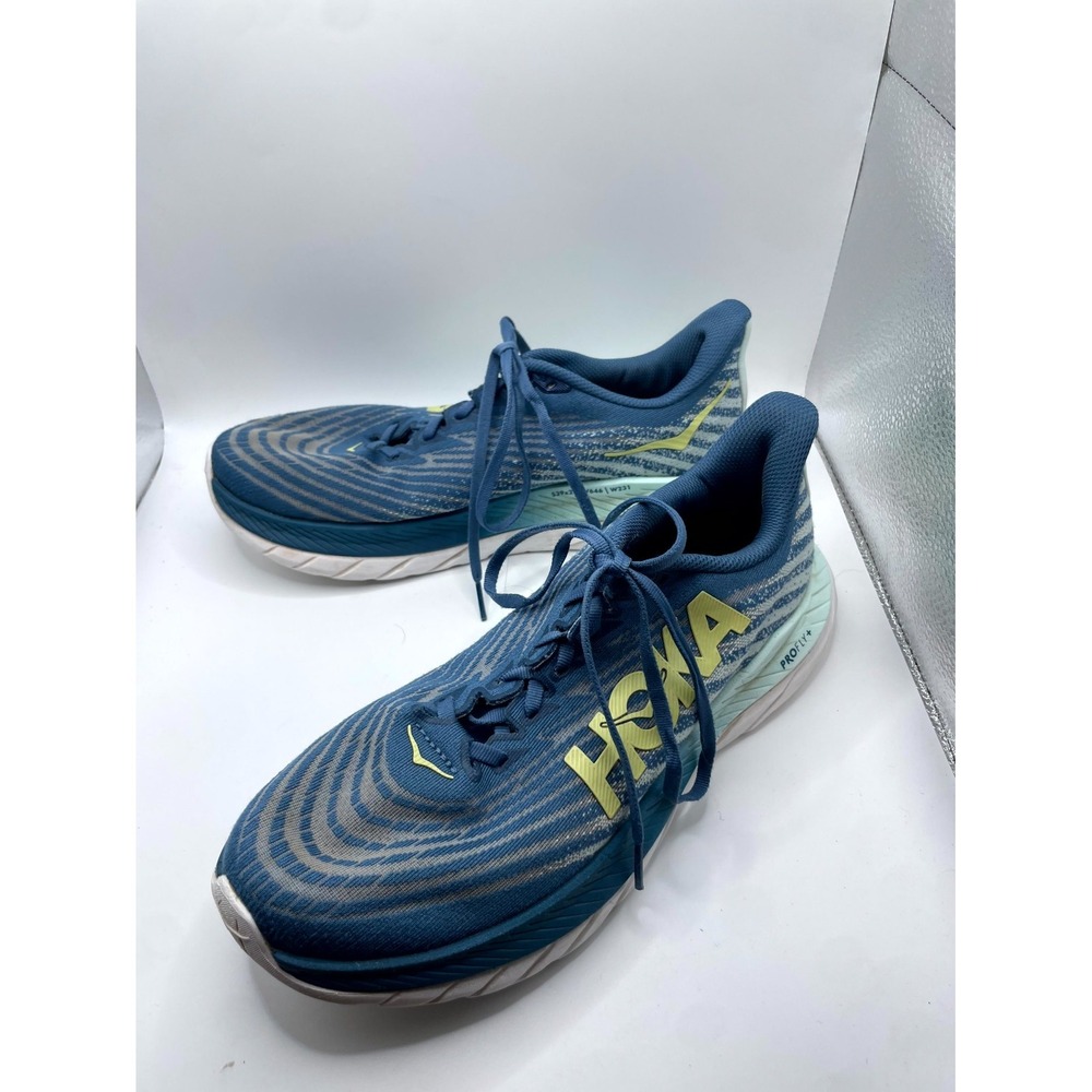 Hoka One One Mach 5 1127893-BSOC Men 8.5 D Sneaker Bluesteel Ocean Running Shoes